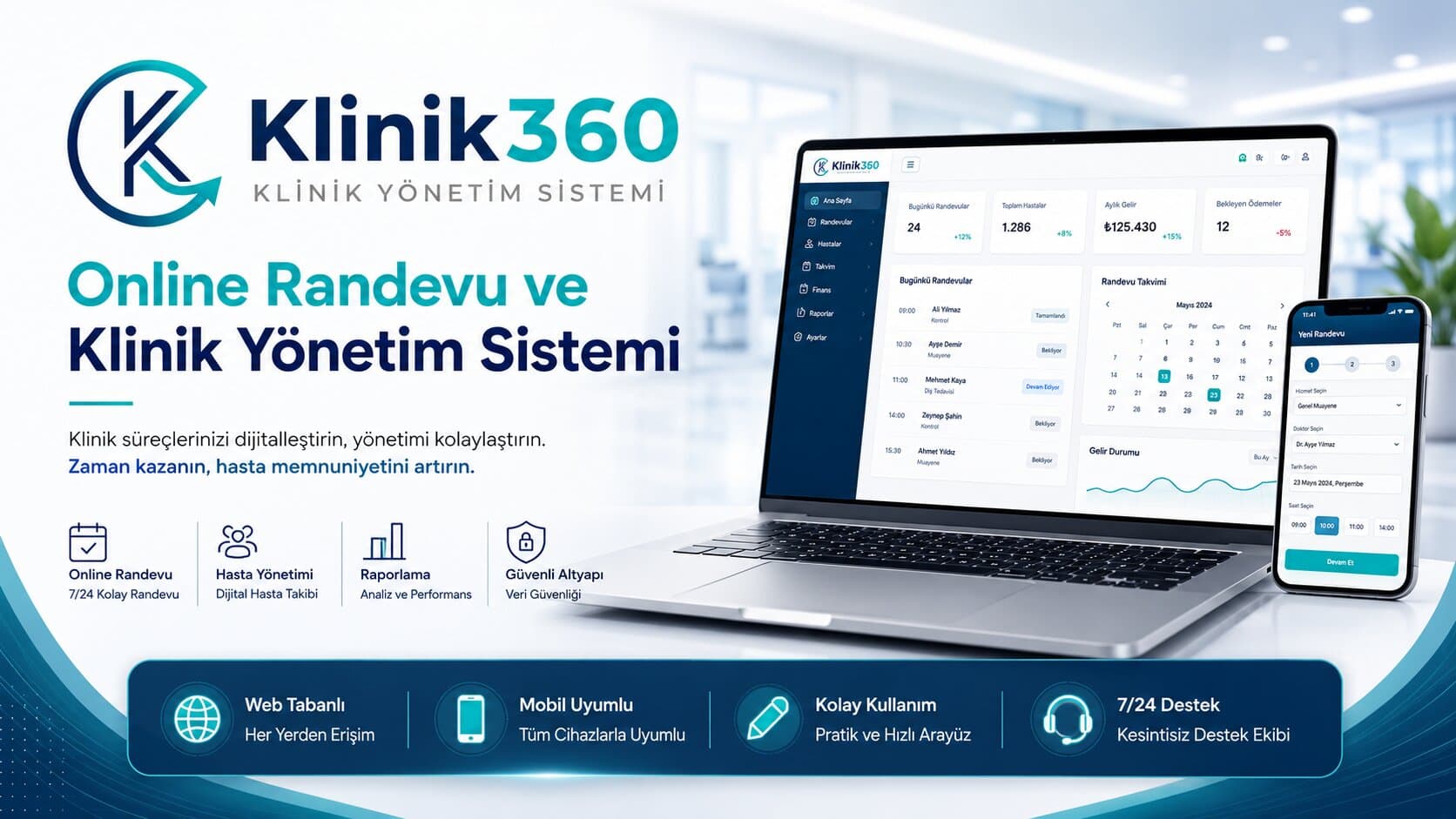 Klinik Yönetim Sistemi Nedir ve Neden Kullanmalısınız?